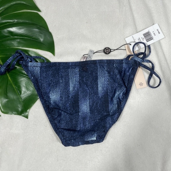 NWT‎ Nanette Lepore Deja Blue Vamp Bikini Bottom S - Picture 11 of 12